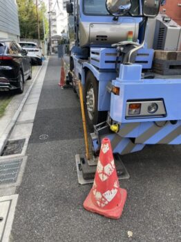 鉄筋材搬入