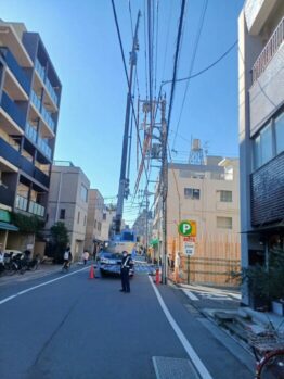 鉄筋材搬入