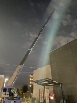 空調室外機揚重