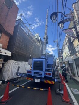 鉄筋材搬入