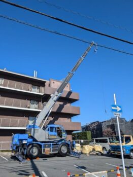 通信設備揚重