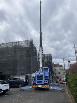 防水材搬入