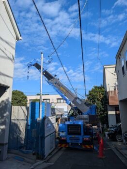 残土埋め戻し作業