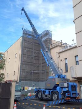 ゴンドラ撤去作業