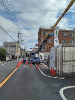 鉄筋材搬入