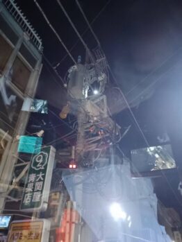 変圧器取付