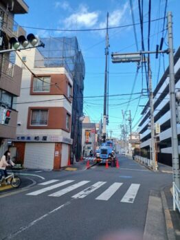 型枠材搬出