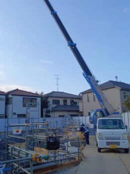 ユニットハウス設置