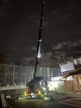 空調室外機揚重