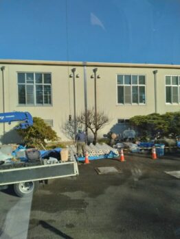 水中ポンプ入替作業
