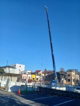 鉄筋材搬入