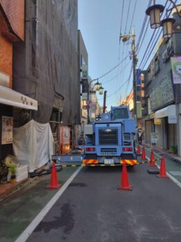 鉄筋材搬入