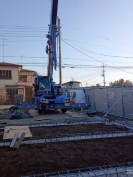 重量鉄骨建て方