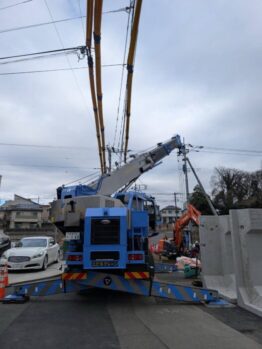 L字カルバート設置