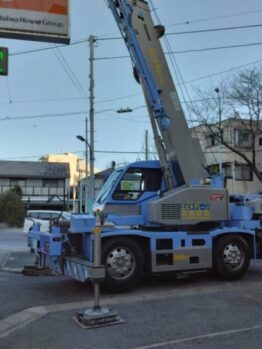 資材搬入