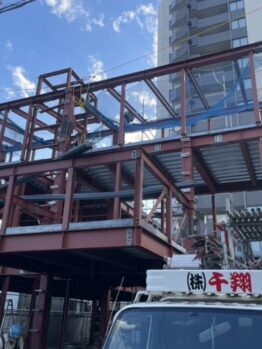 鉄筋材搬入