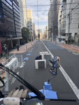 空調室外機揚重
