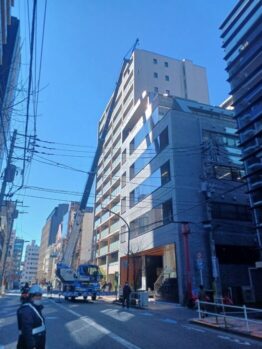 空調室外機揚重