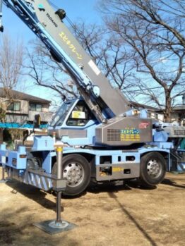ユンボ引き揚げ作業