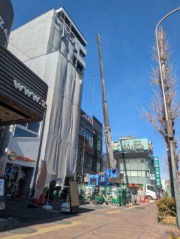 足場材搬出