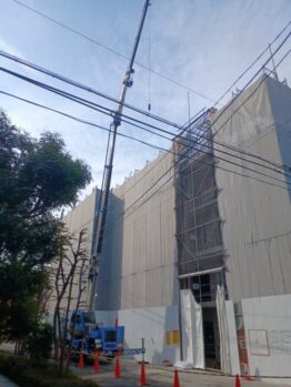 鉄筋材搬入