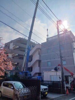 キュービクル揚重
