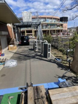 空調室外機揚重