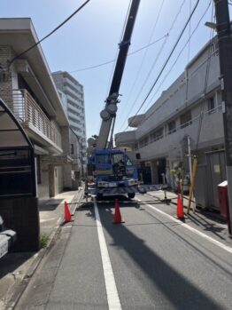 ボイラー撤去作業