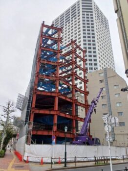 重量鉄骨建て方