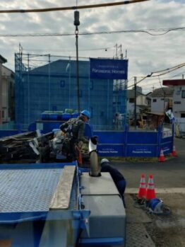 軽量鉄骨建て方