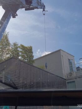 空調室外機揚重