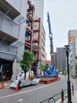 重量鉄骨建て方