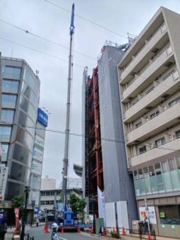 重量鉄骨建て方