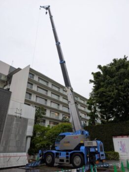 空調室外機揚重