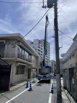 ボイラー搬出