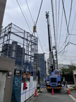 軽量鉄骨建て方