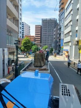 仮設材・産廃搬出作業