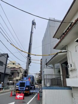 鉄筋材搬入