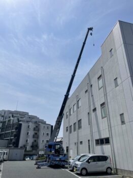 空調室外機揚重