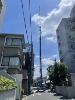鉄筋材搬入