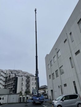 空調室外機揚重