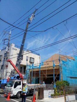 木造パネル建て方