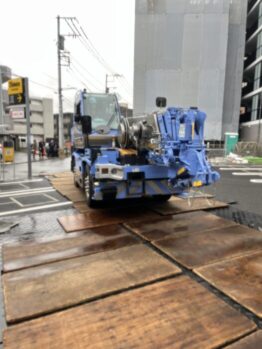 グランドピアノ搬入及び養生施工撤去作業