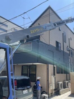 グランドピアノ揚重