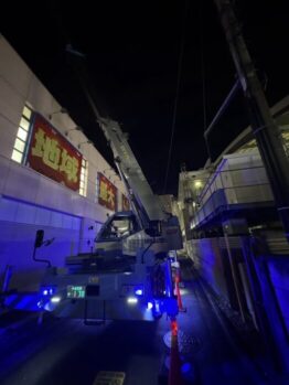 空調室外機揚重