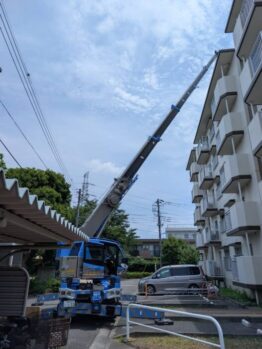 スタンション搬入