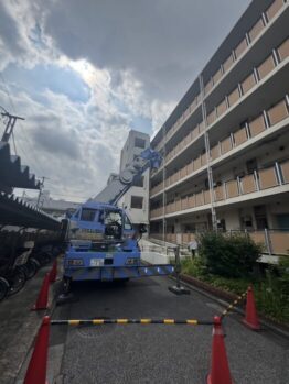 スタンション搬入