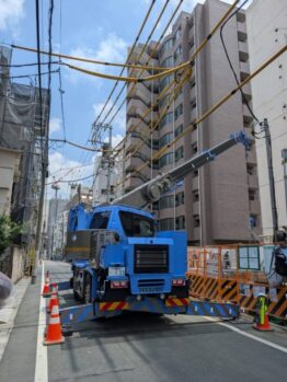 鉄筋材搬入