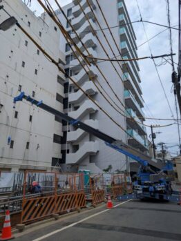 鉄筋材搬入