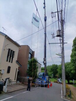 ガラス交換作業及び鉄板養生施工撤去作業
